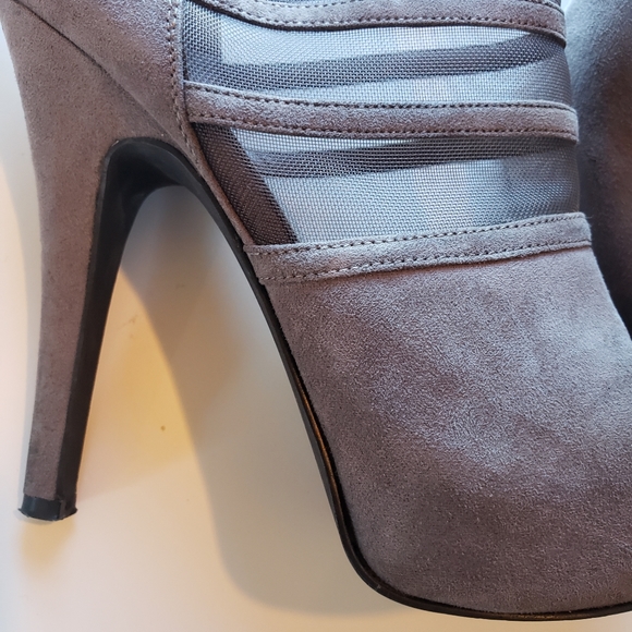 Guess Suede & Mesh Heeled Bootie - Picture 5 of 7